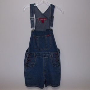 Zanadi Jean Overall Shorts